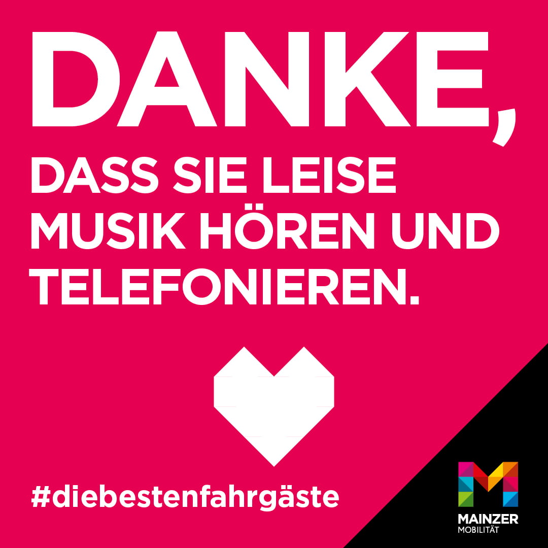 Danke, dass Sie leise Musik hören und telefonieren
