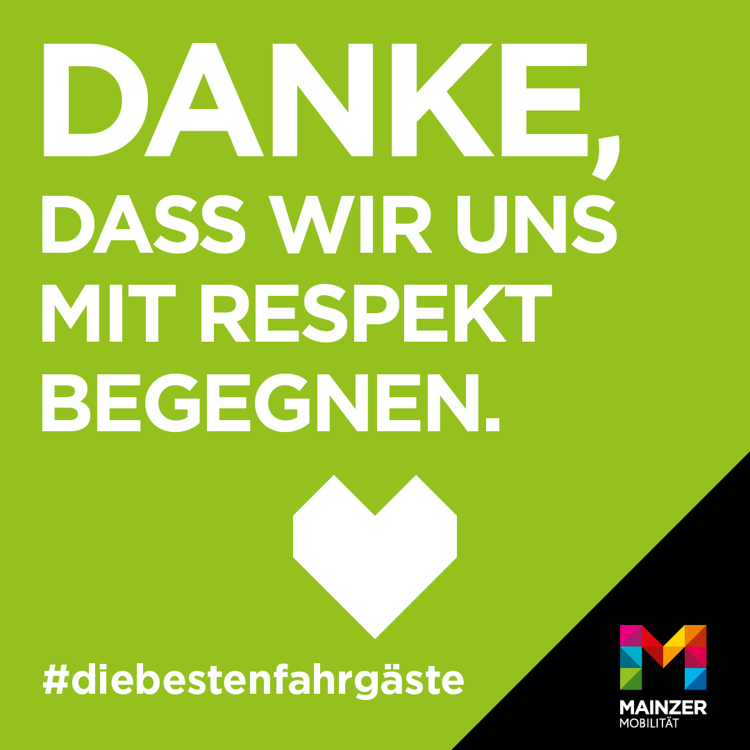 Danke, dass wir uns mit Respekt begegnen